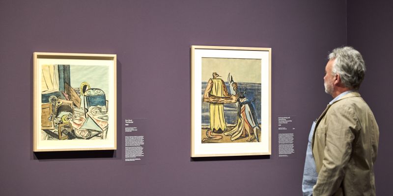 Ausstellungsansicht „Beckmann“