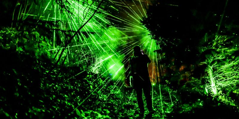 Christmas Garden Insel Mainau 2021 - Lasergarden