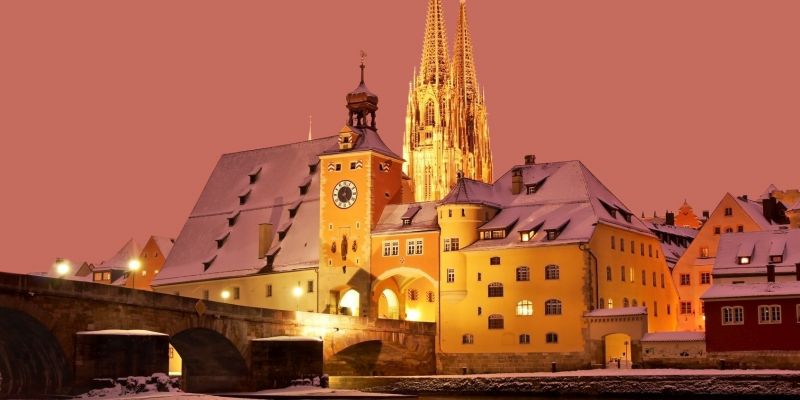 Regensburg im Winter