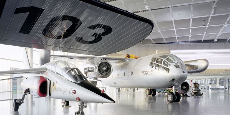 Dornier Museum Friedrichshafen - Hangar mit Grossexponaten